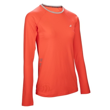 small-Babolat-T-shirt-Core-LS-Tee-Coral-Orange-Longsleeve-Lady-1