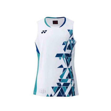 small-Yonex-T-shirt-16571-White/Blue-Sleeveless-Lady-1