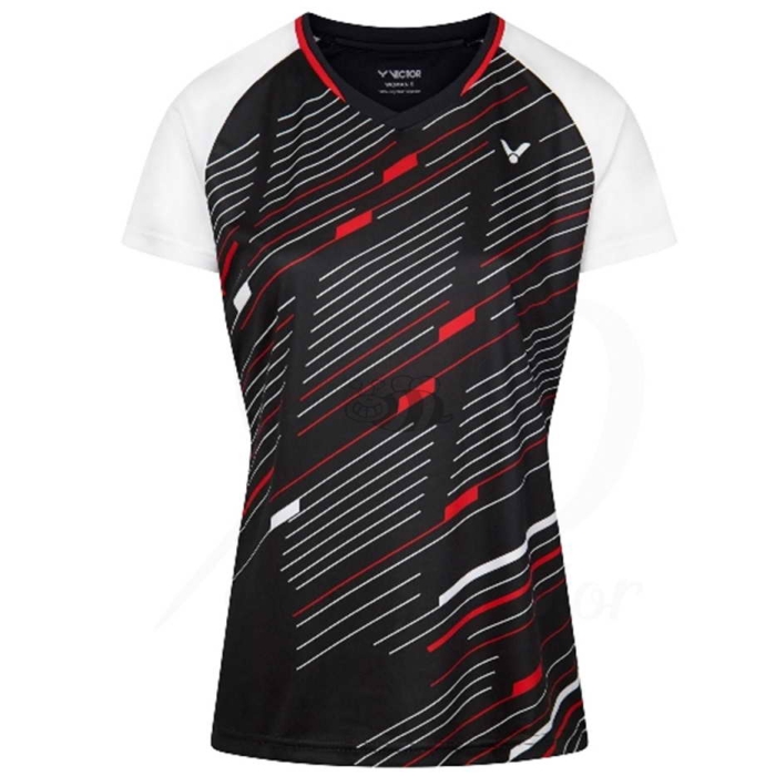 Victor-T-shirt-T-44101-C-Black-Lady-1