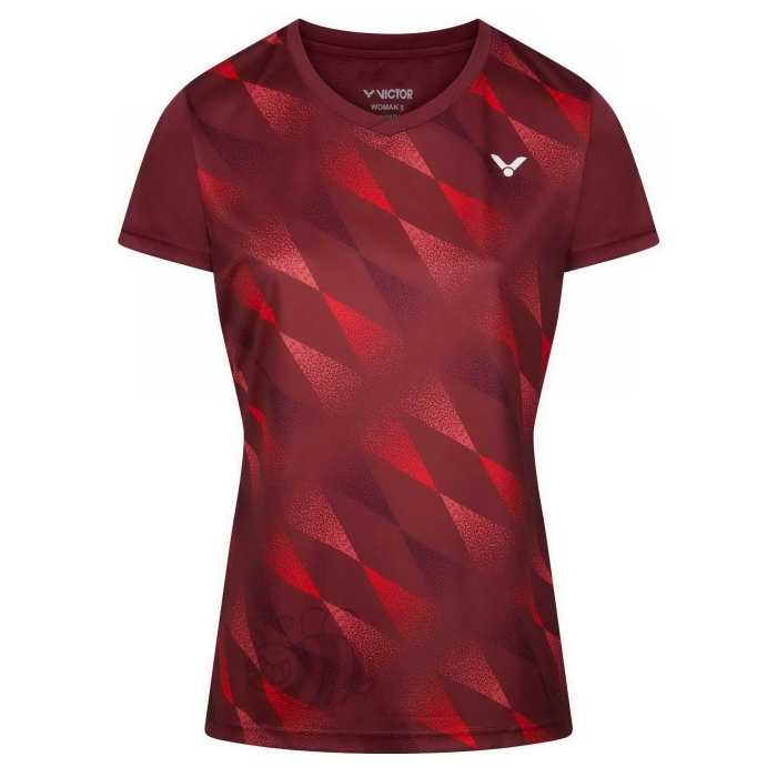 Victor-T-shirt-T-44102-D-Red-Lady-1