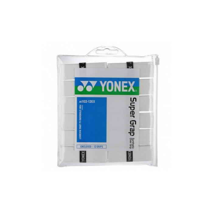 Yonex-Overgrip-AC-102-12-pak-White-7433-1